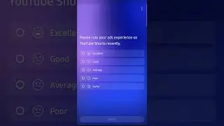 a new rating menu