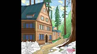 Colouring in a house in a forest