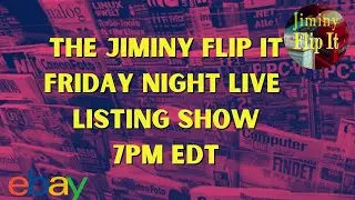 Friday Night Live eBay Listing Show - Vintage Advertising