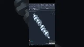 Camshaft in AutoCAD 3D 