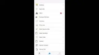 SAP Business One Mobile App Business Partners Demo
