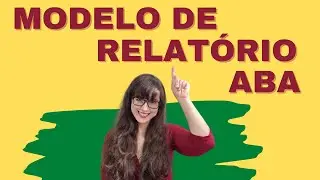 Modelo de relatório - ABA