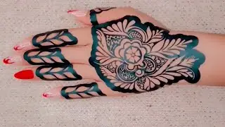 beautiful sticker mehndi design