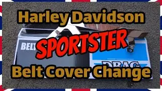 Harley Davidson Sportster - Belt Cover Change