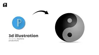 How To Make 3d #illustration  In Mobile | Pixellab | Skystene Productions