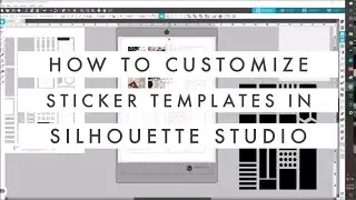 How to Customize Sticker Templates in Silhouette Studio // DIY Printable Planner Stickers