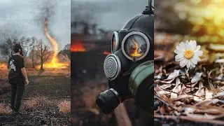 Incendios Photoshop - Esperanza #Shorts