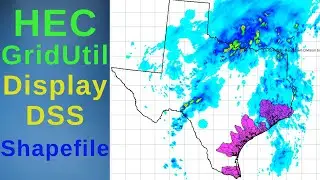 How To Overlay Shapefiles on XMRG Rainfall Data From DSS File Using GridUtil