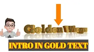 Gold layer Text Animation|ALIGHT MOTION