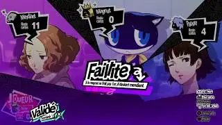 Persona 5 Royal but the text is in French in Tycoon