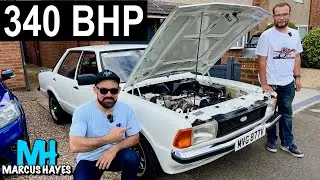 Father and son RIVALS with 340BHP turbo Ford Cortinas!! 👍