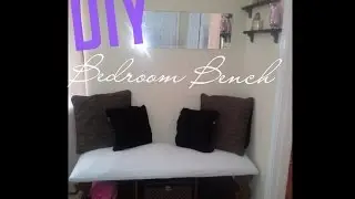 DIY Bedroom bench