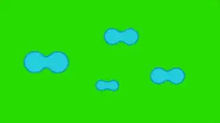 Bacteria green screen 1 | Green Screen Animation