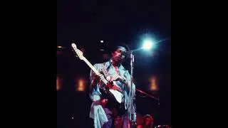 Jimi Hendrix performing at Madison Square Garden in New York City on May 18, 1969.