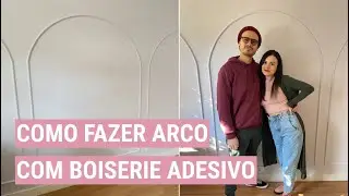 Como fazer BOISERIE CURVO | De Apê Novo | DIY