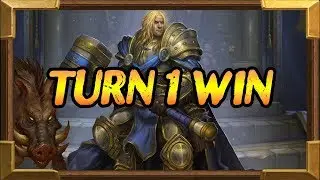 Paladin wombo combo turn 1 win