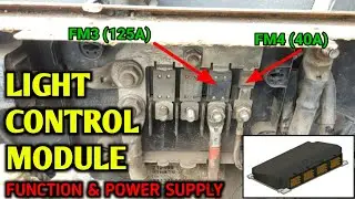 Power Supply On Light Control Module (LCM) Volvo Truck - Lighting Controller