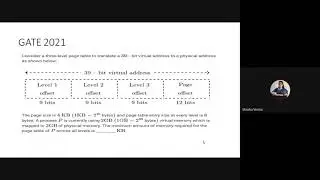 Multilevel Paging Question GATE 2021  | 