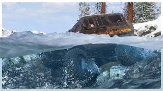 Off-Roading Over a Deadly Waterfall - Snowrunner
