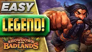 Getting LEGEND was EASY with this deck! - Hearthstone Showdown in the Badlands