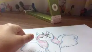 Art: MLP pony Miëk. Рисунок: МЛП пони Миёк