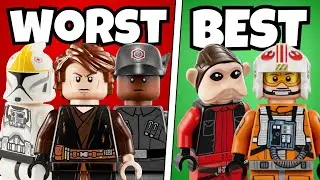 The BEST and WORST LEGO Star Wars Minifigures from EVERY Star Wars Film!