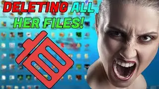 Girl scammer gets MAD when I DELETE her FILES!