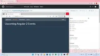 Deploy Angular/Node Js app using GitHub Pages.