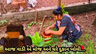 આજ વાડીએ મોજ અને ઘરે દુકાન ખોલી... II Farmer Life II Farmer Work II Village Life II Rose Plant II