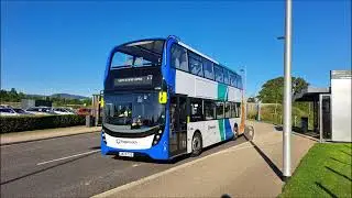 [Full Route Visual] Stagecoach Highlands Route 17: Tomich - UHI Inverness