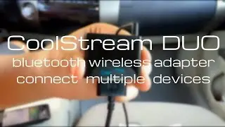 CoolStream Duo Bluetooth Wireless Adapter - Connect multiple devices