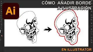 Añadir borde a ilustración. Borde para corte en plotter, cnc, etc. Los dos mejores métodos.