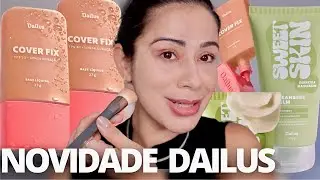 TESTEI Nova BASE COVER FIX Dailus E CLEASING BALM | O QUE ESPERAR?