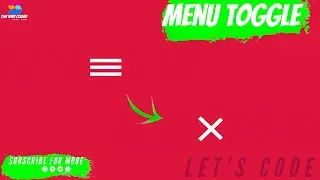 Menu Toggle Effect Using Css +  JavaScript