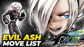 EVIL ASH MOVE LIST - The King of Fighters XIII (KOFXIII)