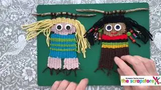 Easy Weaving Project for Kids - Make Woven Dolls (GUEST VIDEO)