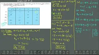 Class 10 Maths CBSE EX 5..2 ( 1 to 6)