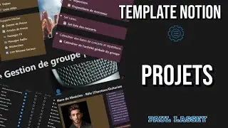 Template Notion - Gestion de groupe - Projets