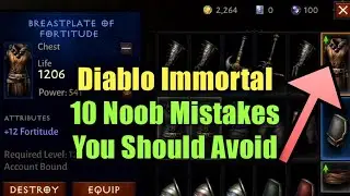 Top 10 Noob Mistakes to Avoid when Starting Out in Diablo Immortal