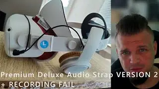 Best Halo Strap for QUEST 2? PREMIUM DELUXE AUDIO HALO STRAP + Recording FAIL