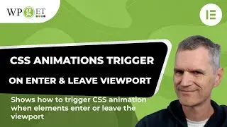 Elementor how to trigger CSS animations in ViewPort