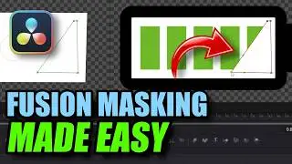 Masking in Davinci Resolve Fusion FREE is EASIER than you think!