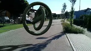 Flying object filmed on street - Motion Tracking Blender
