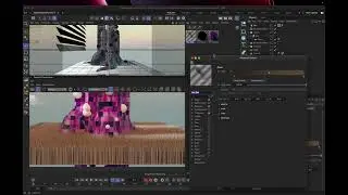 C4D Redshift 2023: Grass using Hair Object