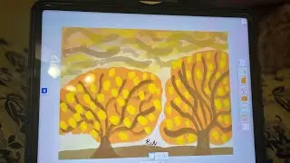 Draw with me ! | Cute Fall illustration | Adobe Fresco 🍂✨