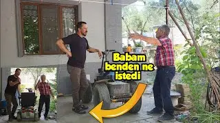 Babasına güneş enerjisi ile çalışan elektrikli araba yaptı, babasının arabası çamura batmış