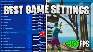 The BEST Game Settings For Fortnite Chapter 2 Season 5! (INCREASE FPS!)