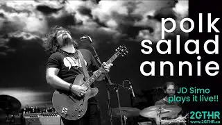JD Simo Blues Guitar!  Polk Salad Annie covered by blues great JD Simo!