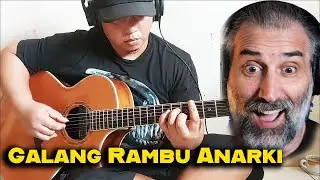 Alip ba Ta - Iwan Fals - Galang Rambu Anarki (fingerstyle cover) reaction