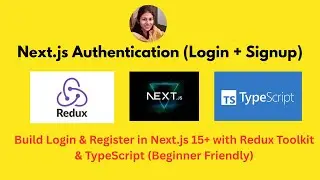 Next.js Authentication (AdminBlog Dashboard  p - 1) |Login & Signup using Redux Toolkit + TypeScript